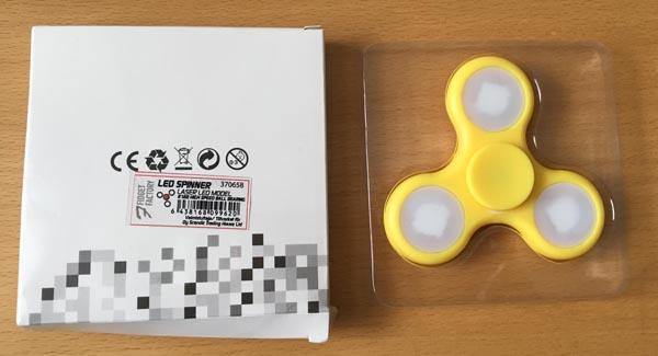 Fidget Factory — LED Spinner