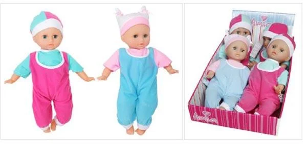 AMIA — Schlaf-Baby mit Mütze ('Baby doll with hat')