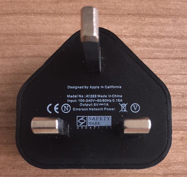 Emerson Network Power (COUNTERFEIT) — Mobile phone charger