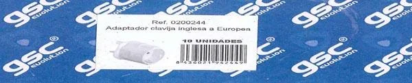 GSC Evolution — Adaptador Clavija Inglesa a Europea