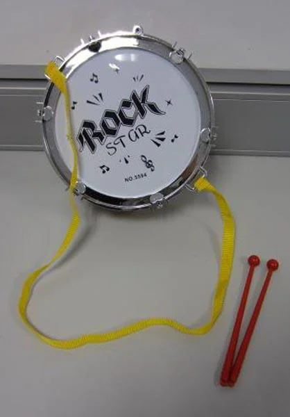 JUPESA — Tambor Metalizado 'Rock Star' ("Metal drum 'Rock Star'")