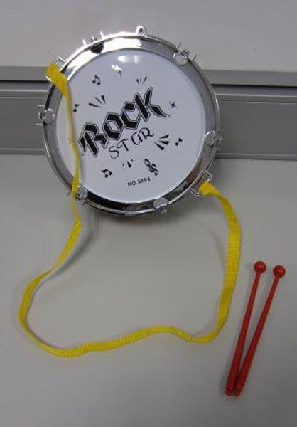 JUPESA — Tambor Metalizado 'Rock Star' ("Metal drum 'Rock Star'")