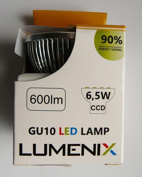 LUMENIX — GU10 LED LAMP