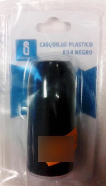 AIGOSTAR — Casquillo Plastico E14 Negro - E14 Plastic Lamp Holder Black