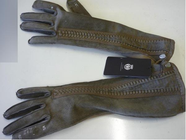 Roeckl — Lange Handschuhe Leather Lacing braun (Long leather gloves with lacing)