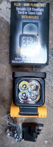 CLULITE — Portable LED Floodlight Torch or Signal Light