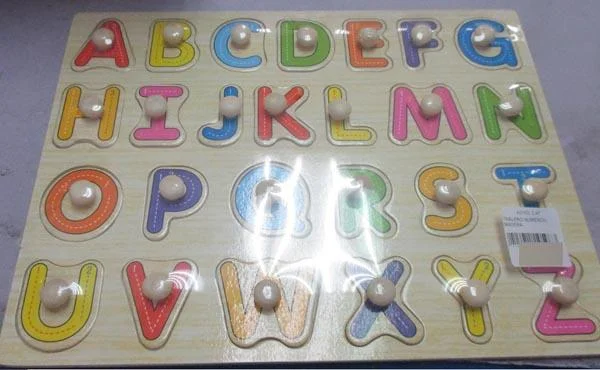 JUGUETES A. LASANTA 2000 — Wooden alphabet game