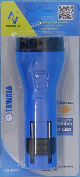BRIGHTER — TRWALA / Latarka Akumulatorowa z diodą LED