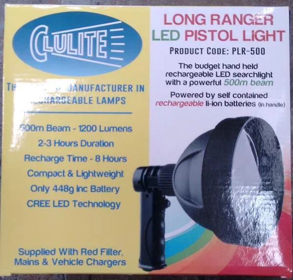 CLULITE — Long Ranger LED Pistol Light