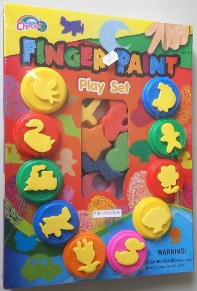Chi-Luen / HAMMY TOYS — FINGER PAINT Play Set / Ujjfesték