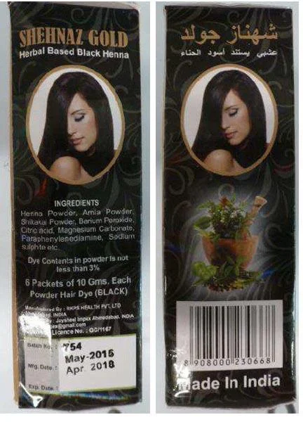 Shenaz Gold — Shenaz Gold - Herbal Based Black Henna