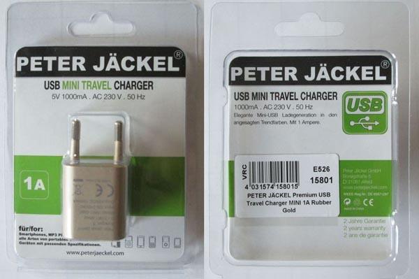 Peter Jäckel — USB MINI TRAVEL CHARGER