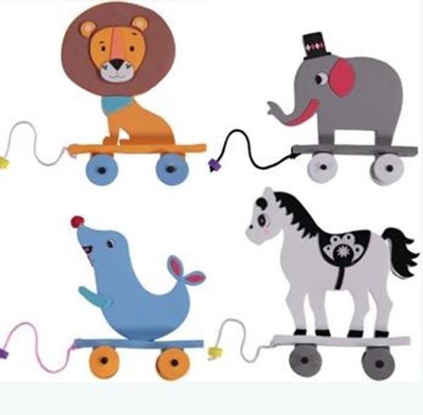 ZEEMAN — Eva Animal Pull Toys