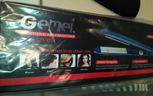GEMEI — Professional Hair Straightener
