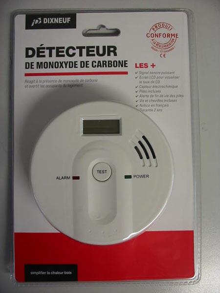 DIXNEUF — Détecteur de monoxyde de carbone