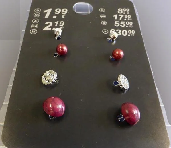 SerPaCo — 4 pairs earrings