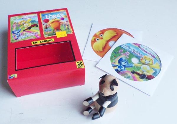 CinéJeux — Wooden toy with DVDs