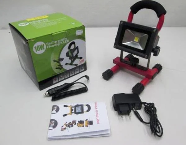 Green Power — 10W Rechargeable floodlight LED