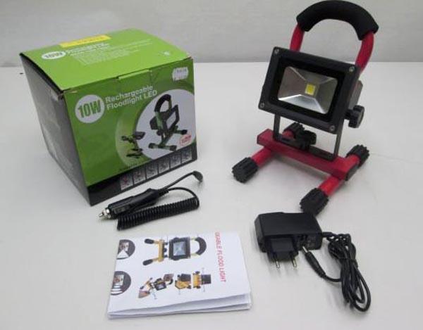 Green Power — 10W Rechargeable floodlight LED