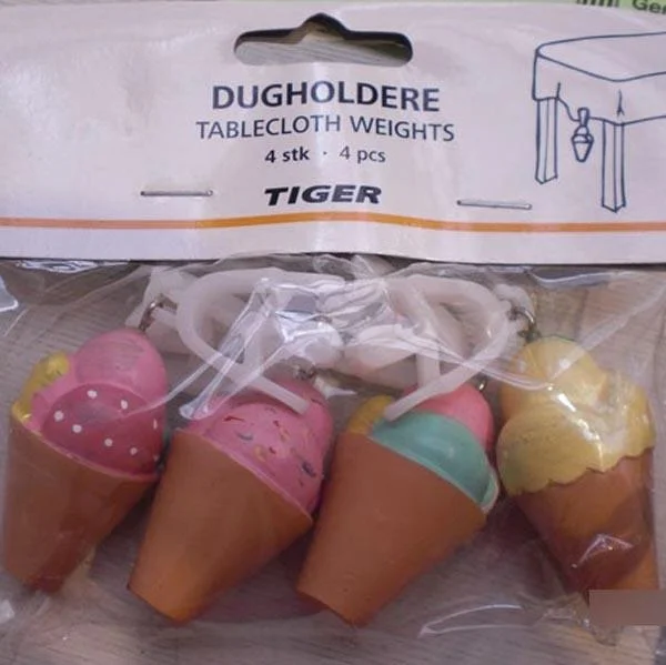 TIGER — Tablecloth holder