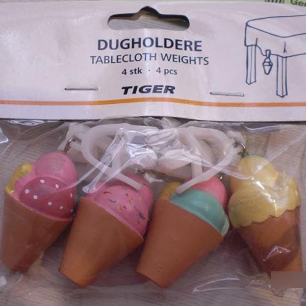 TIGER — Tablecloth holder