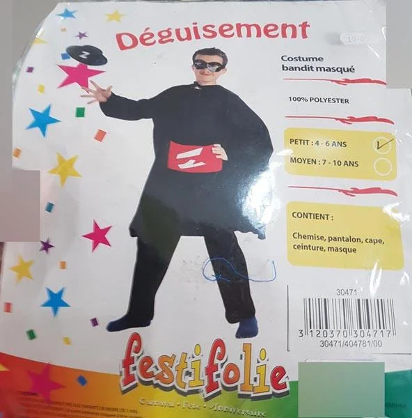 Festifolie — Costume Bandit Masqué