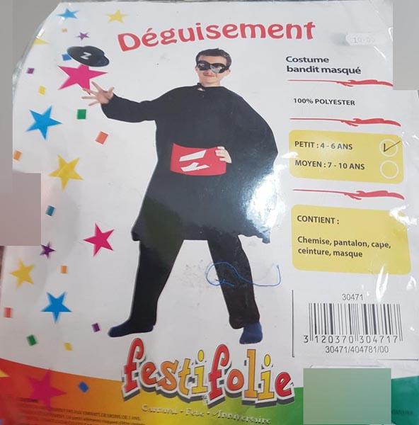 Festifolie — Costume Bandit Masqué