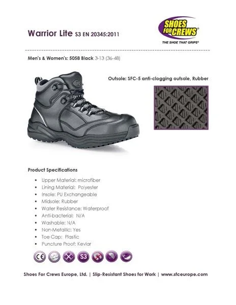 Shoes for Crews — Warrior Lite