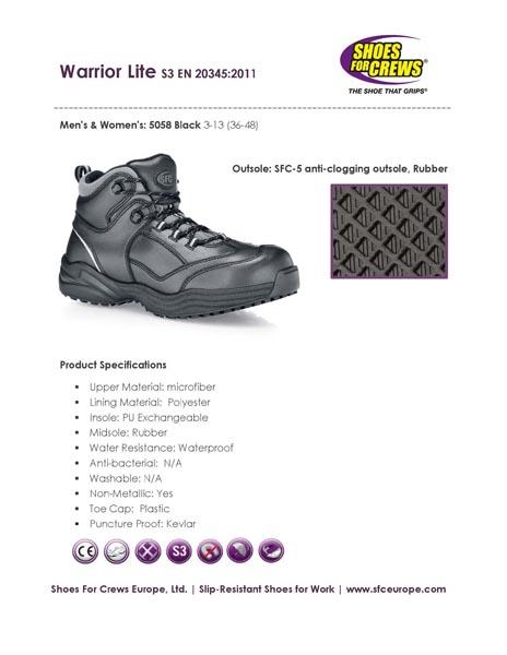 Shoes for Crews — Warrior Lite