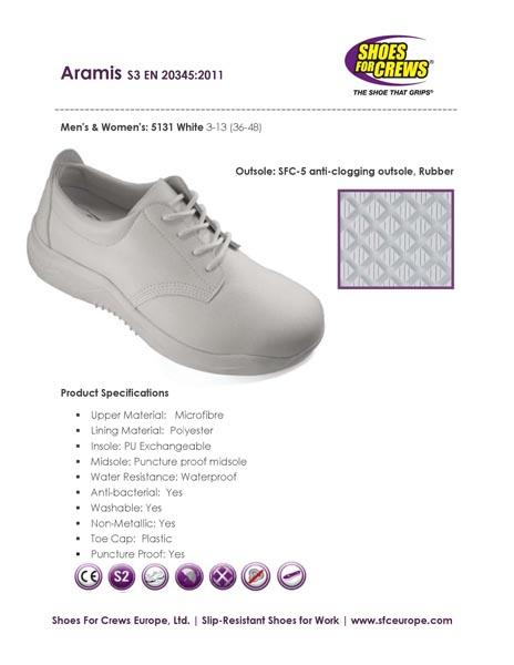 Shoes for Crews — Aramis White