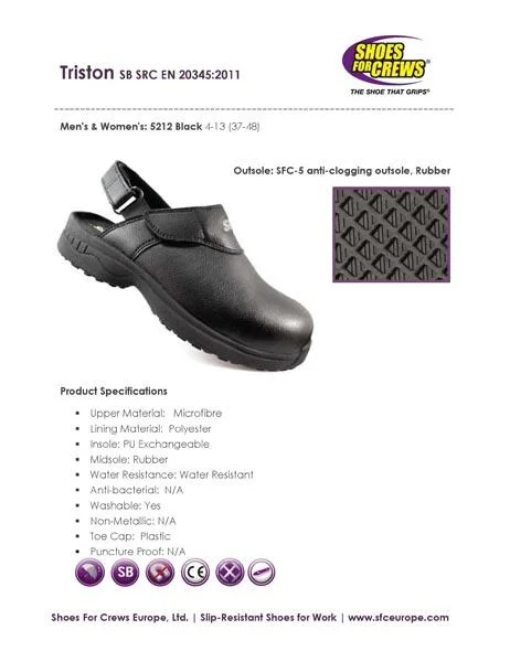 Shoes for Crews — Triston Black