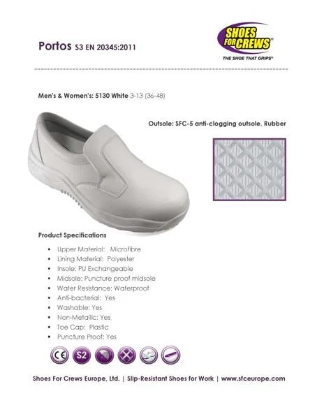 Shoes for Crews — Portos White