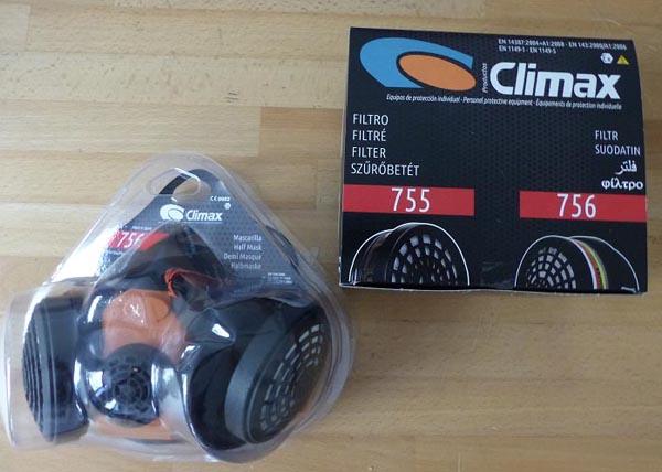CLIMAX — Respiratory mask with filters