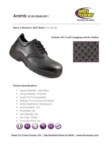 Shoes for Crews — Aramis Black