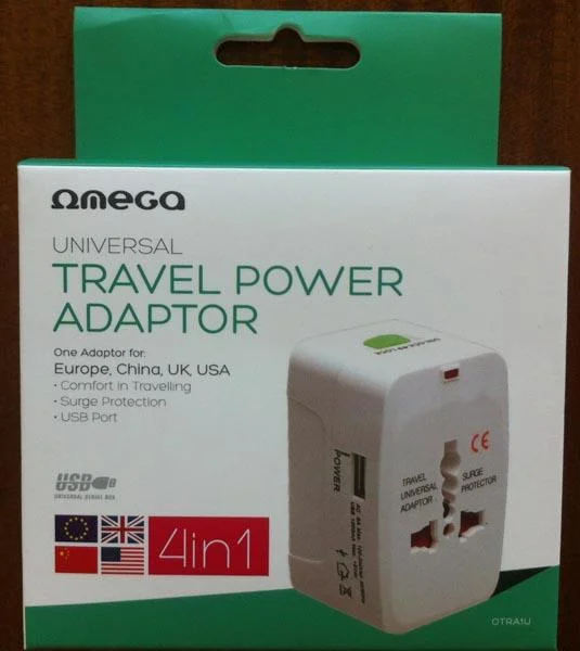OMEGA — 4 in1 Universal Travel Power Adaptor
