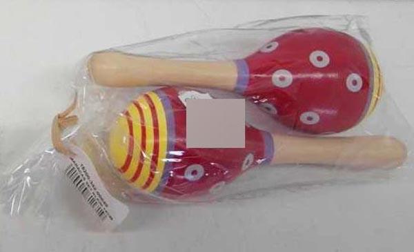 Van Cranenbroek — Maracas set  klein 14 cm