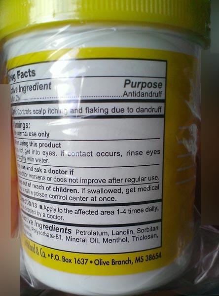 Sulfur 8 — Original Formula - anti-dandruff hair and scalp conditioner