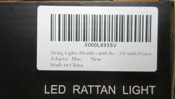 Moniko — LED Rattan Light