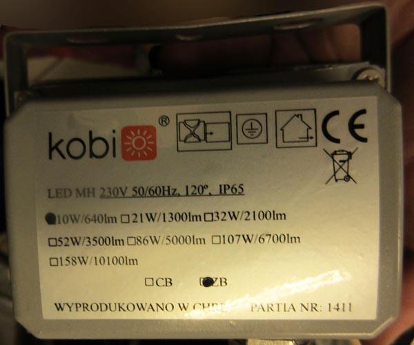 KOBI — LED MH 10W