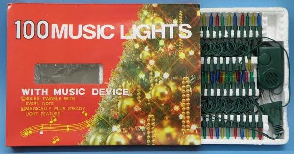 100 MUSIC LIGHTS WITH MUSIC DEVICE