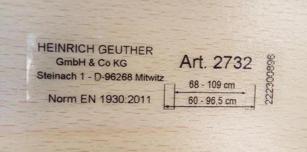GEUTHER — Schwenk-Türschutzgitter (Swinging safety gate for doors)