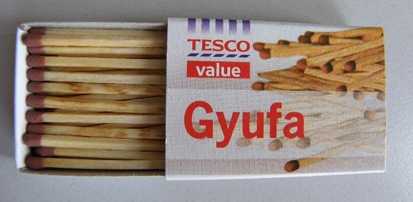 TESCO — Gyufa