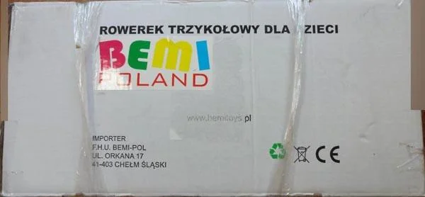 ROWEREK TRZYKOŁOWY DLA DZIECI ('tricycle for children')