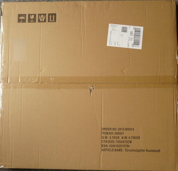 Tec-Take — Türschutzgitter Kunststoff (Safety gate, plastic)