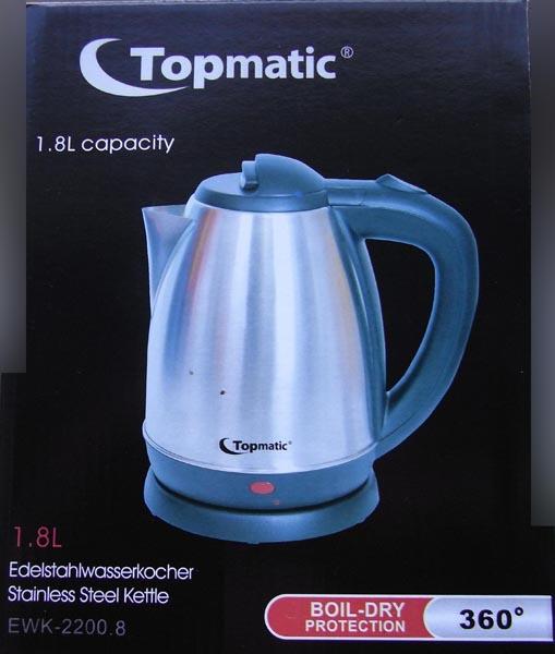Topmatic — Stainless Steel Kettle