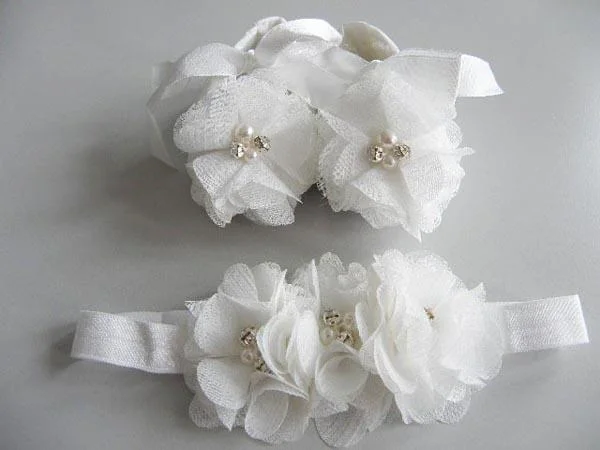 TRIMEX — Babies' headband and shoes