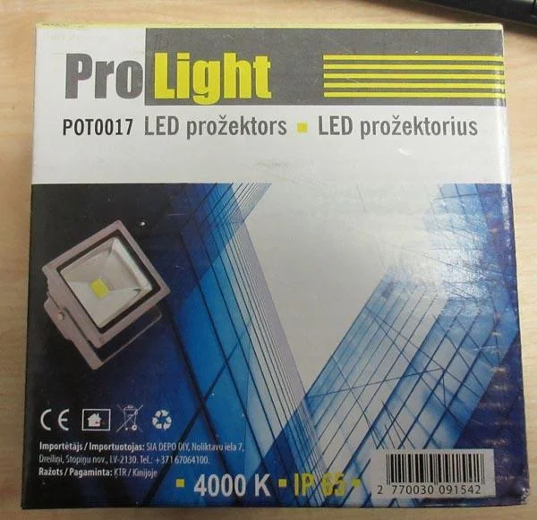 ProLight — LED prožektors ('LED Floodlight ')