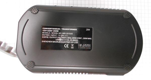 ELOTO CONNEXION — Power inverter
