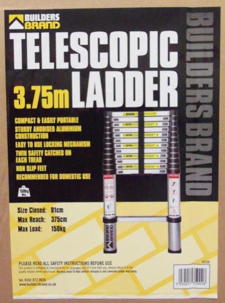 BUILDERS BRAND — Telescopic ladder