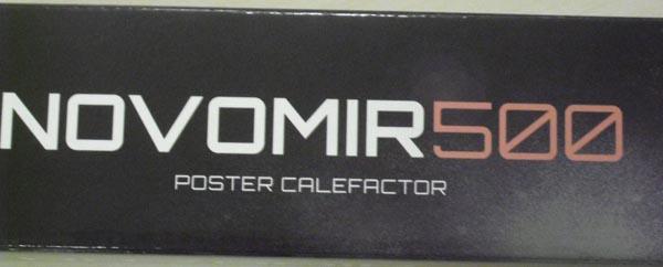 NOVOMIR 500 — Poster Calefactor